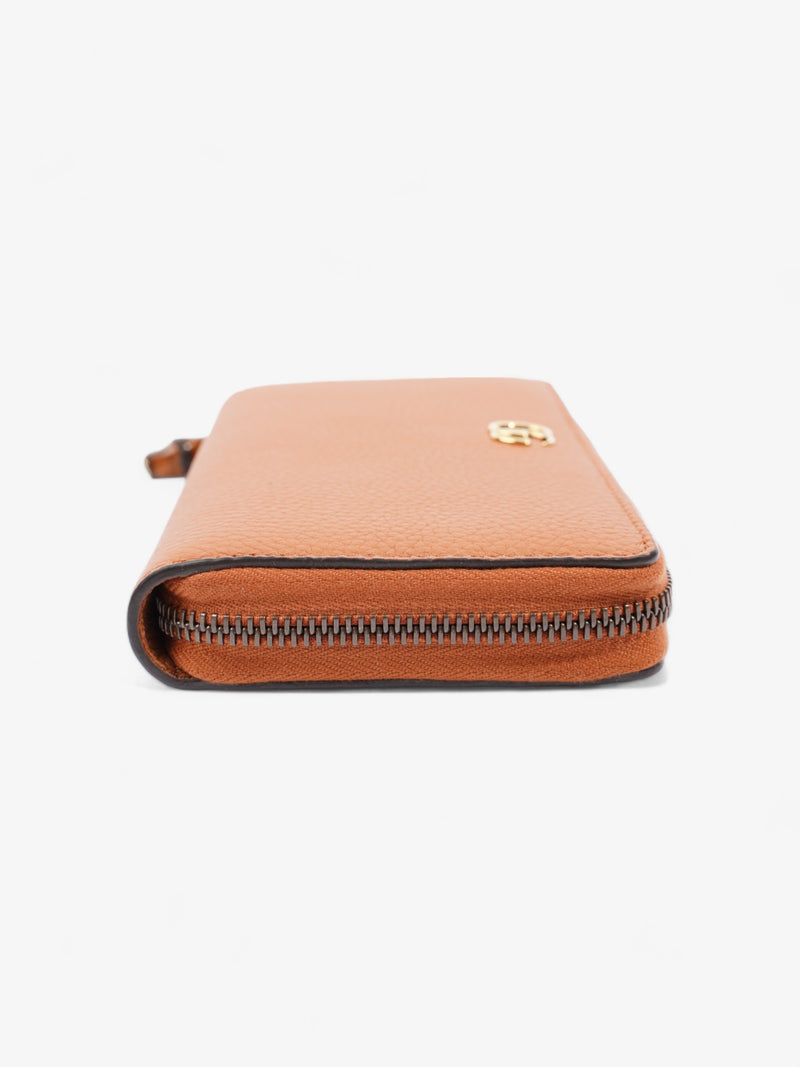  Zip Around Wallet With Bamboo Brown Leather