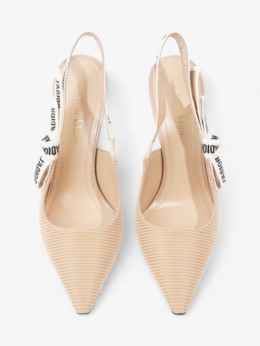 Christian Dior J'Adior Heel 100 Nude Cotton EU 38 UK 5 Image 8