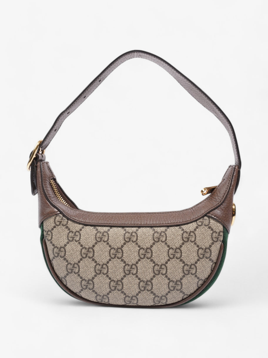 Gucci Ophidia GG Supreme / Brown / Green Canvas Mini Image 4