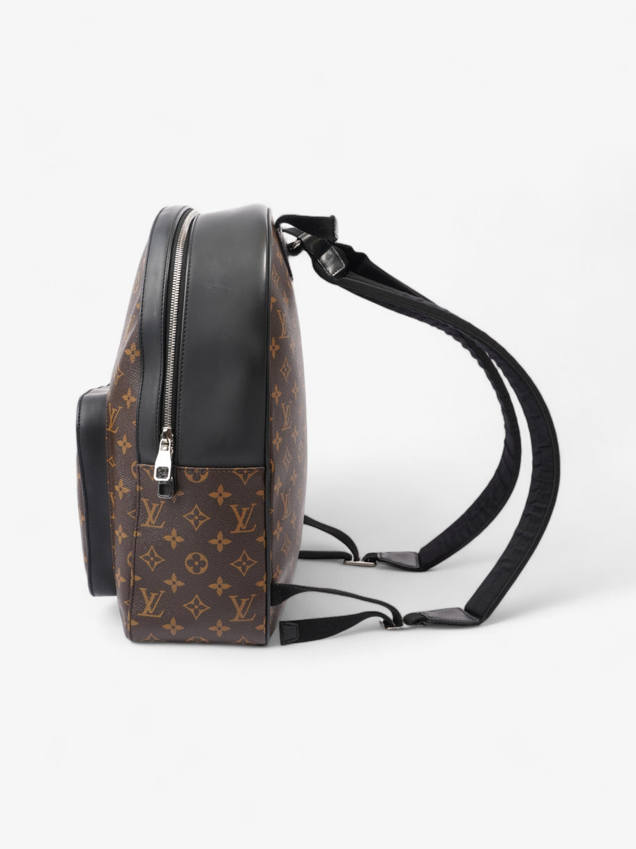 Louis Vuitton Josh Rucksack Monogram / Black Coated Canvas Image 3