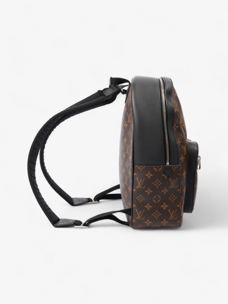 Louis Vuitton Josh Rucksack Monogram / Black Coated Canvas Image 5