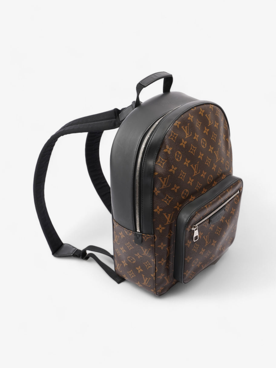 Louis Vuitton Josh Rucksack Monogram / Black Coated Canvas Image 7