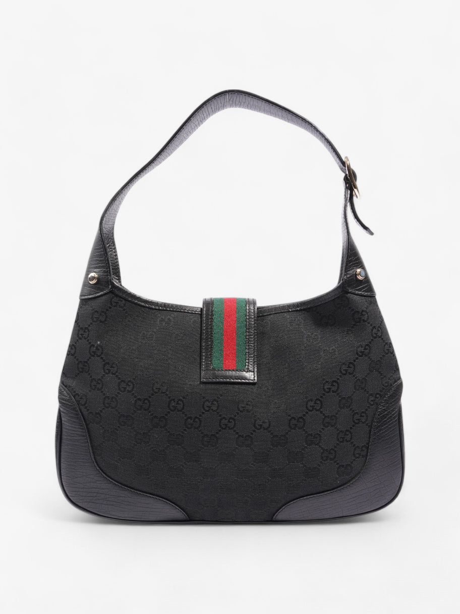 Gucci Vintage Jackie Black Canvas Image 4