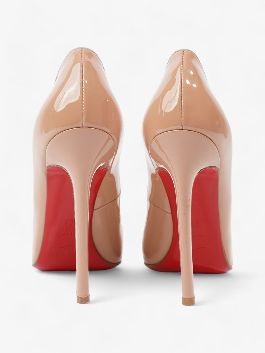 Christian Louboutin Pigalle Heels 100 Nude Patent Leather EU 36 UK 3 Image 6