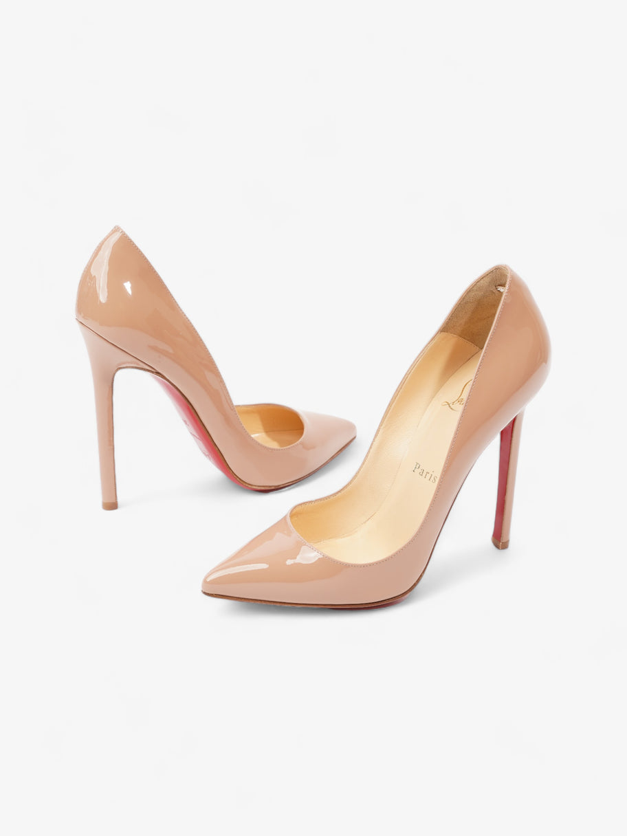 Christian Louboutin Pigalle Heels 100 Nude Patent Leather EU 36 UK 3 Image 9