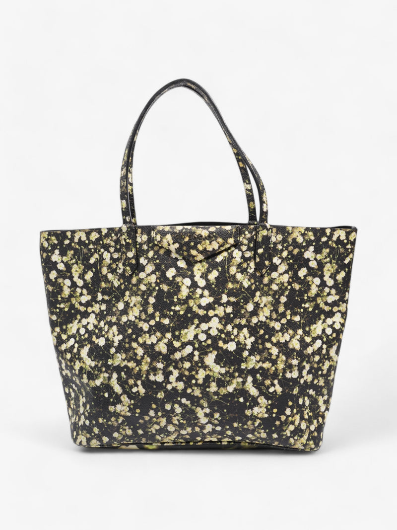  Givenchy Antigona Tote Green/Black Floral Coated Canvas Small