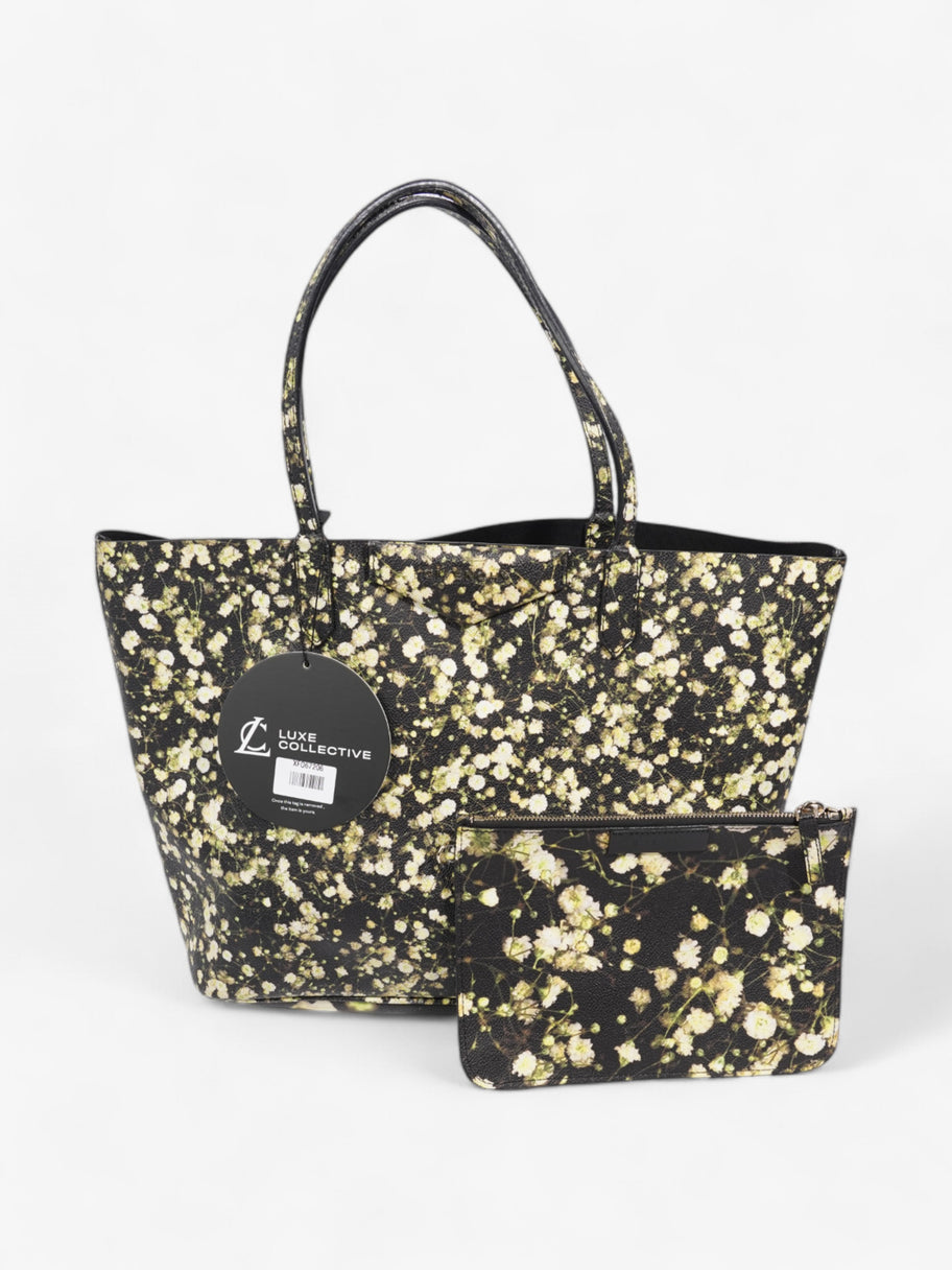 Givenchy Antigona Tote Green/Black Floral Coated Canvas Small Image 8