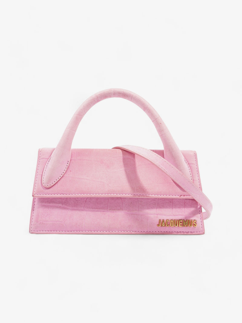  Jacquemus Le Chiquito Long Light Pink Leather