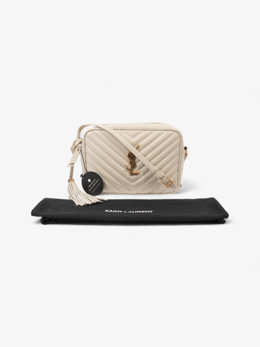 Saint Laurent Lou Camera Bag Cream Matelasse Leather Medium Image 9