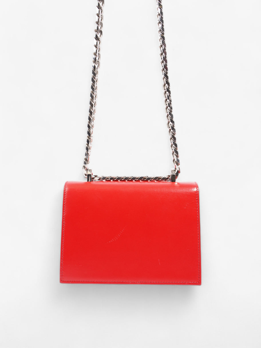 Alexander McQueen Biker Jewelled Bag Red Calfskin Leather Image 4