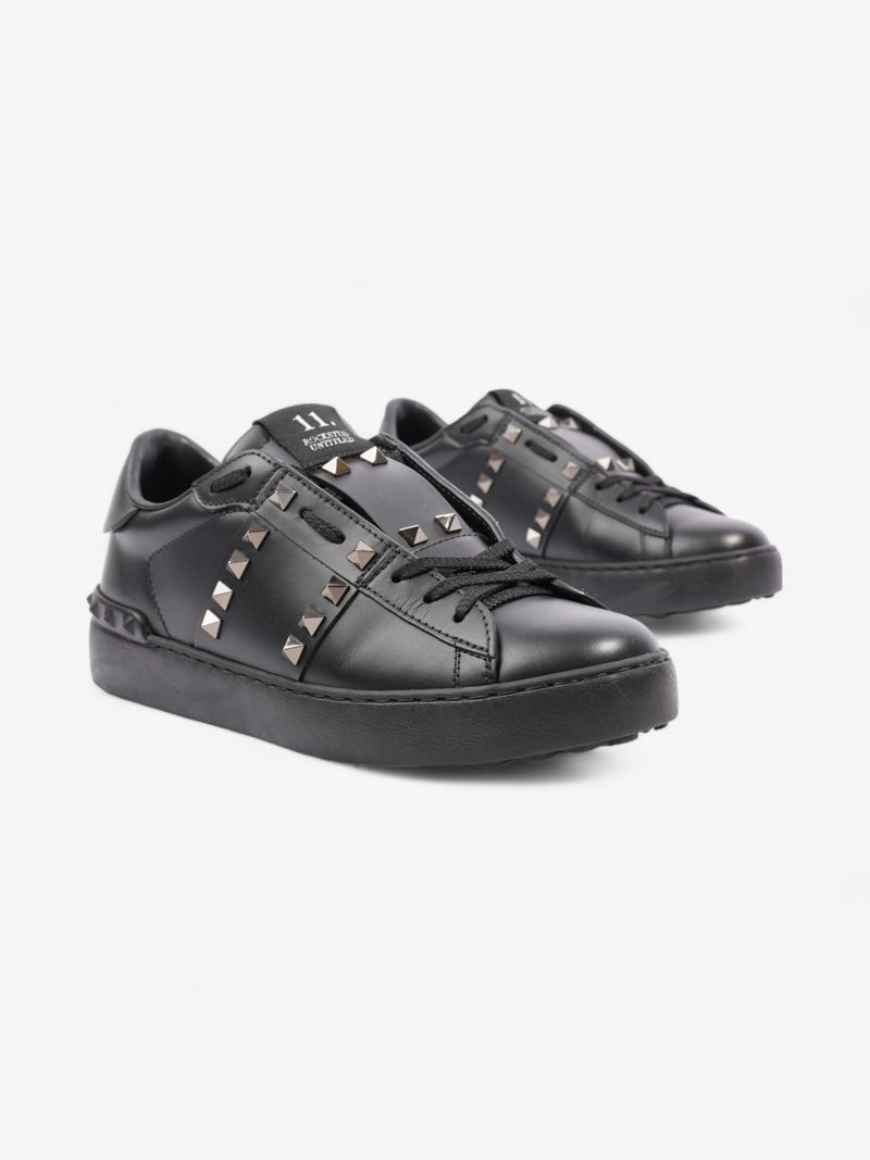  Valentino Open Rockstud Black Leather EU 36 UK 3