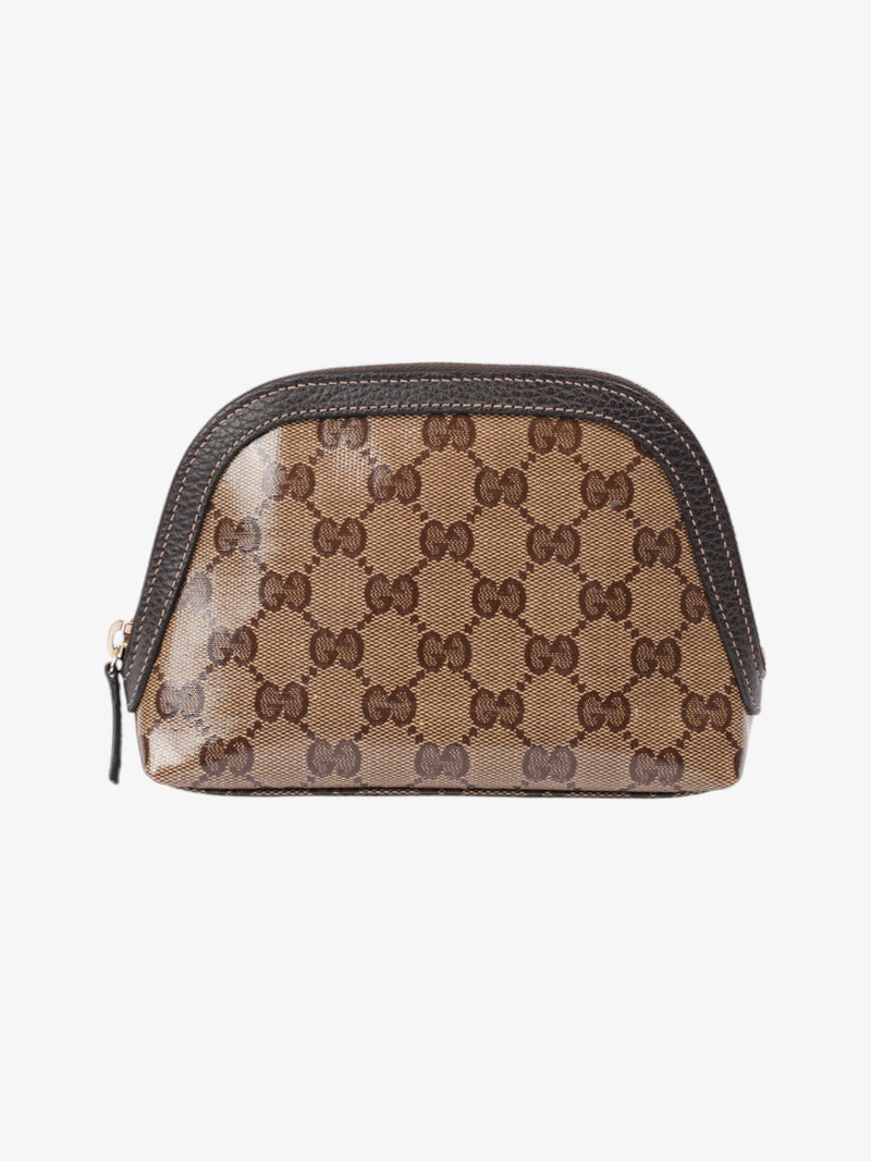  Gucci GG Cosmetic Bag GG Supreme / Brown Canvas