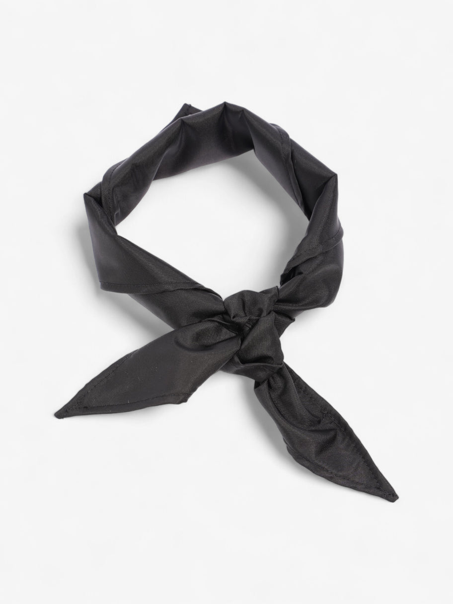 Prada Triangle Logo Bandana Black Re Nylon Image 4