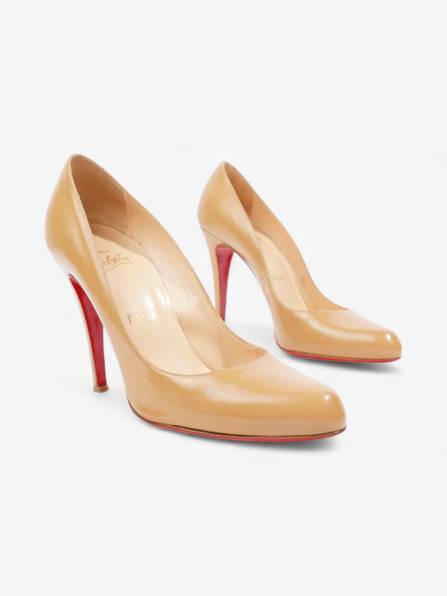 Christian Louboutin Decollette 868 100mm Camel Calfskin Leather EU 39 UK 6 Image 2