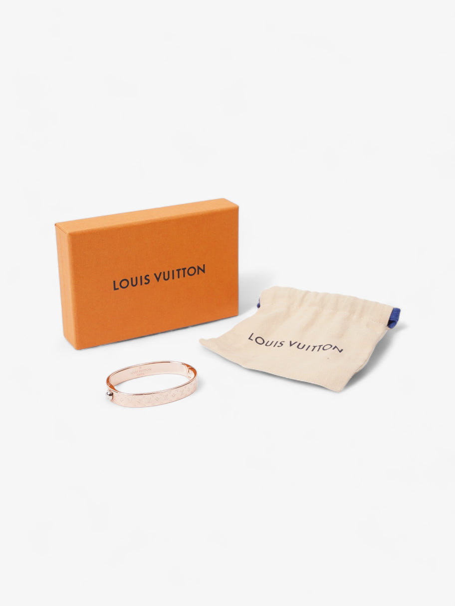 Louis Vuitton Nanogram Cuff Rose Gold Brass S Image 8