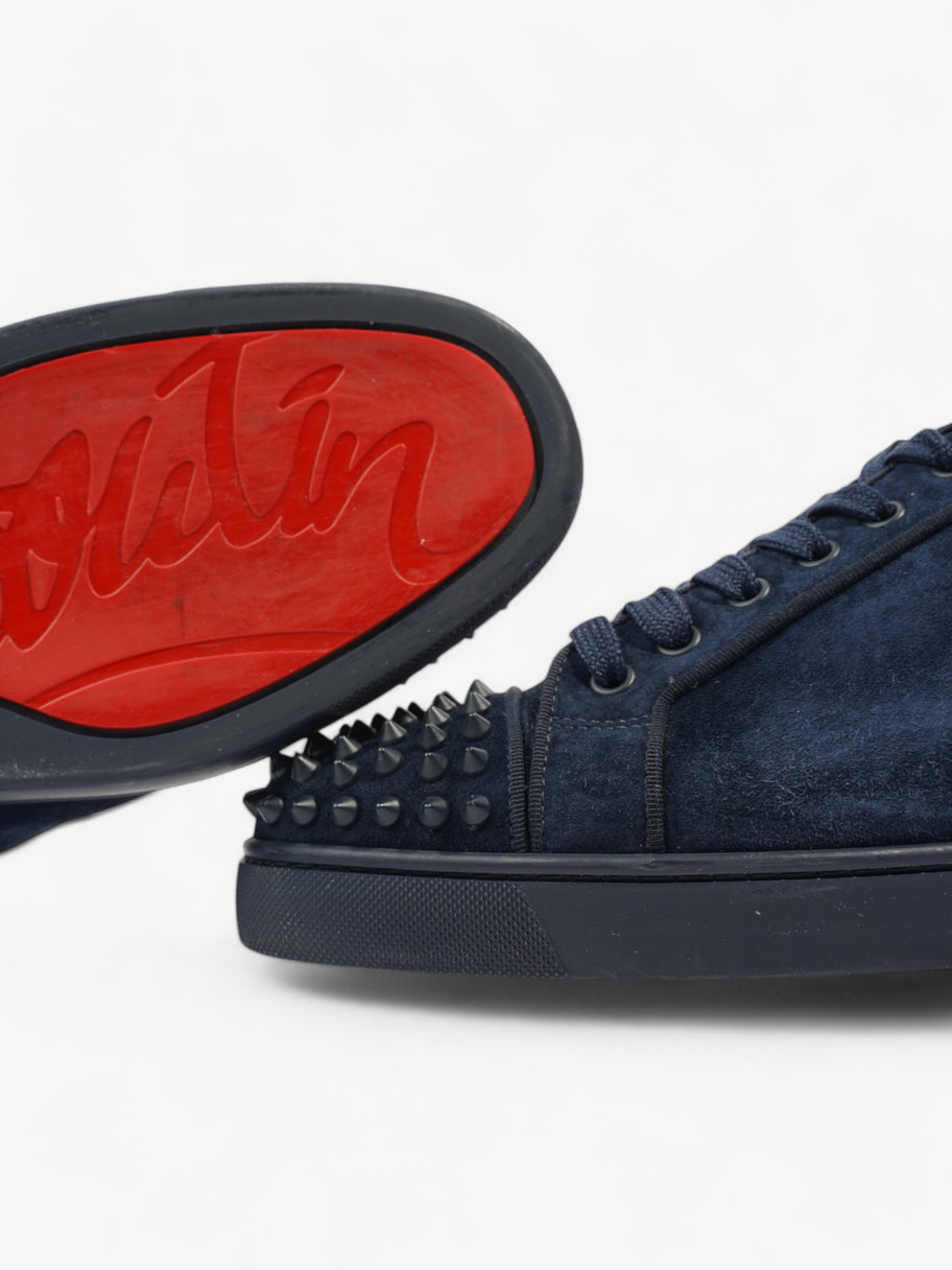 Christian Louboutin Louis Junior Spikes Navy Suede EU 41 UK 7 Image 9