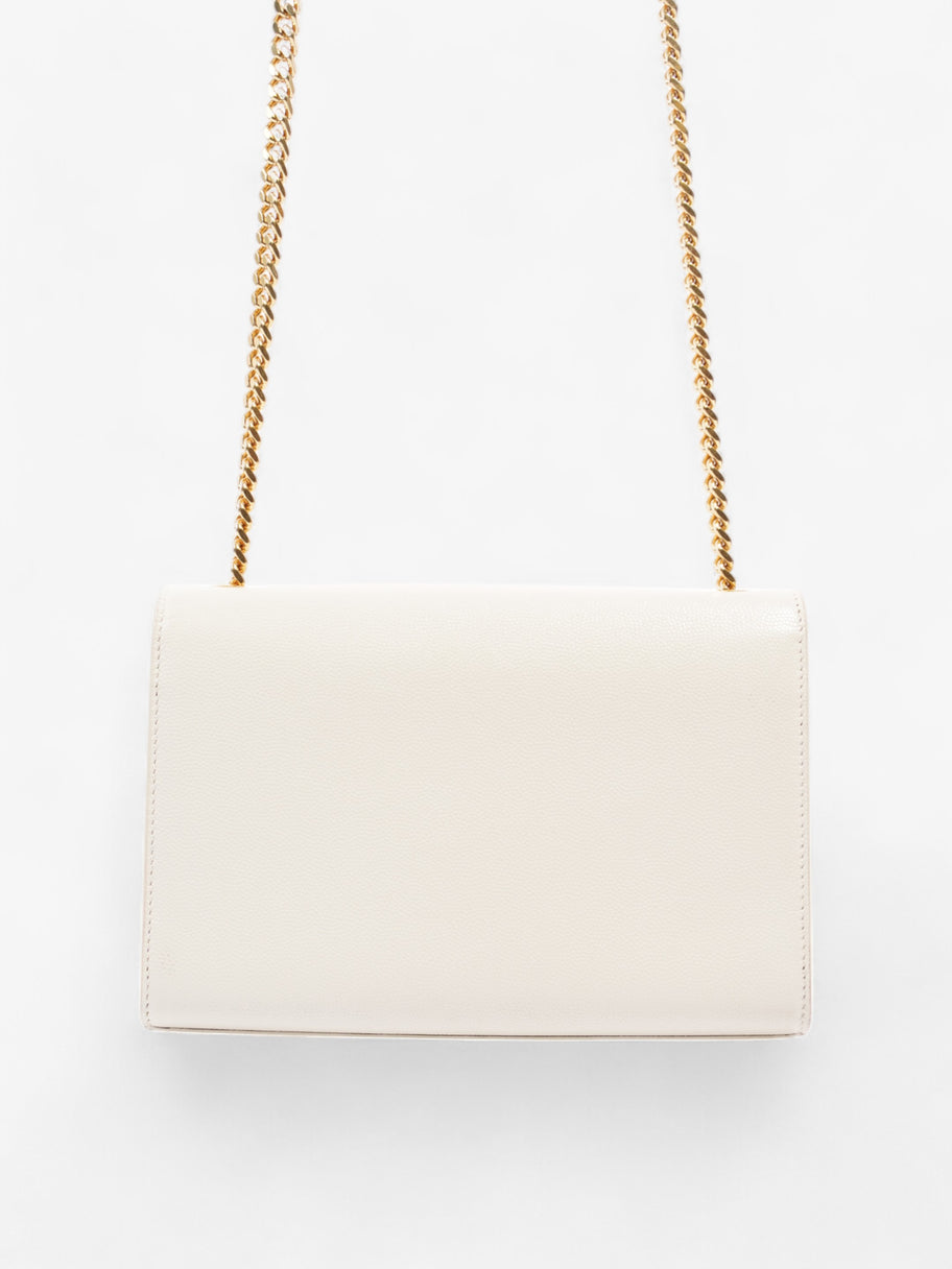 Saint Laurent Kate Bag Cream Leather Small Image 4