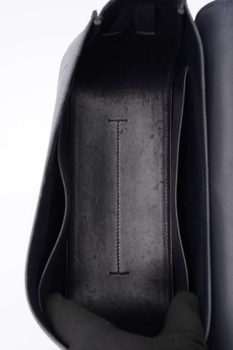 Harnais Bag  Navy Calfskin Leather Image 9