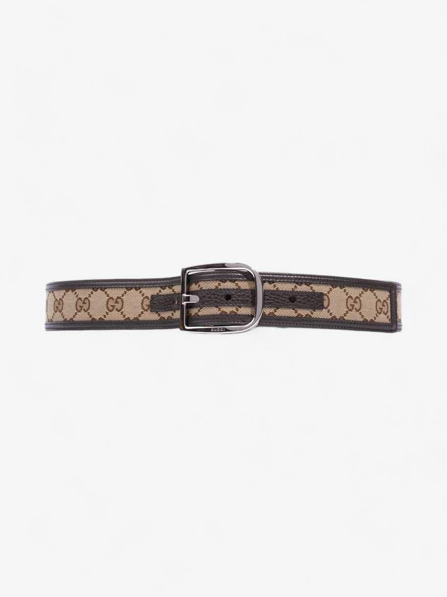 Gucci GG Belt GG Supreme / Brown / Beige Canvas 85cm / 34