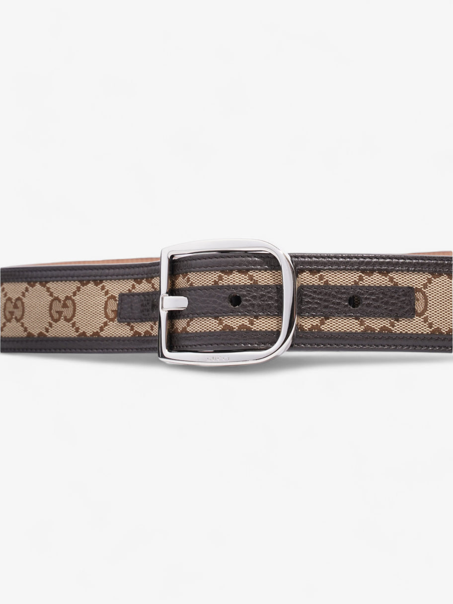 Gucci GG Belt GG Supreme / Brown / Beige Canvas 85cm / 34