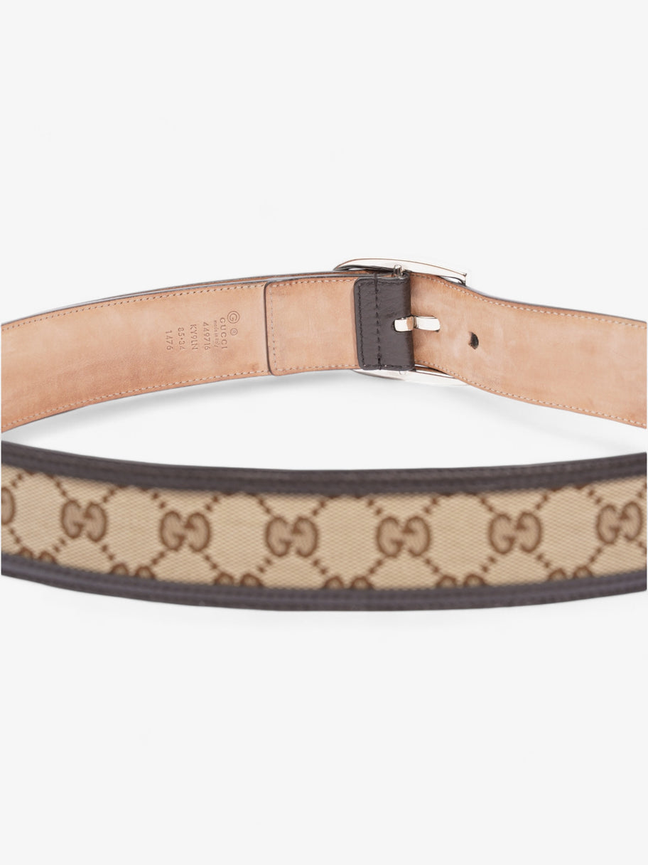 Gucci GG Belt GG Supreme / Brown / Beige Canvas 85cm / 34