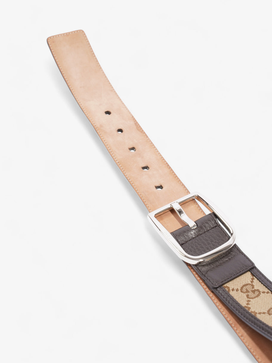 Gucci GG Belt GG Supreme / Brown / Beige Canvas 85cm / 34