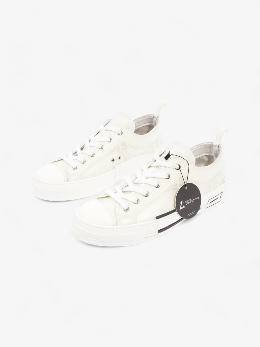 Christian Dior B23 Low Top Sneaker White Canvas EU 44 UK 10 Image 10