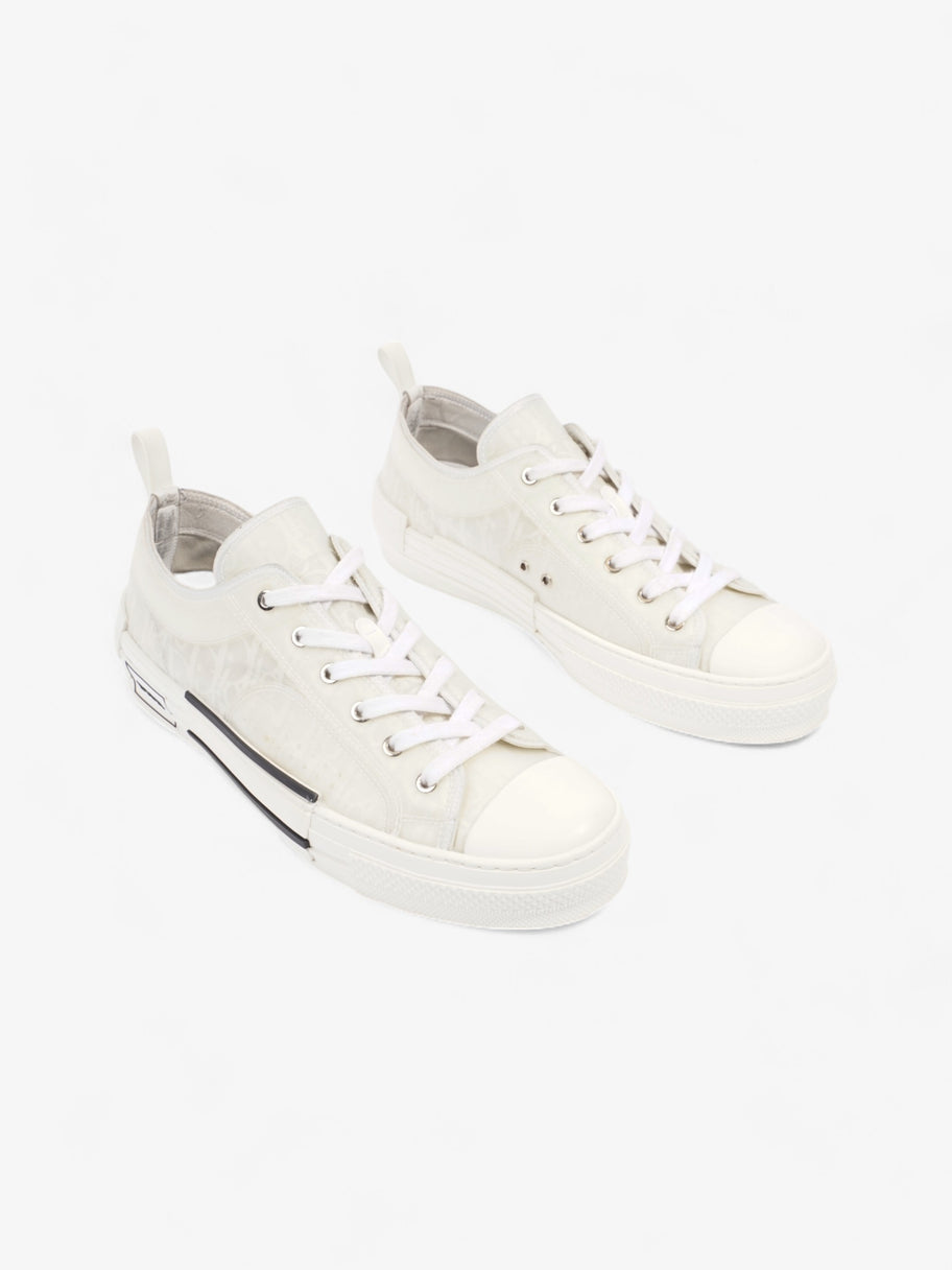 Christian Dior B23 Low Top Sneaker White Canvas EU 44 UK 10 Image 2