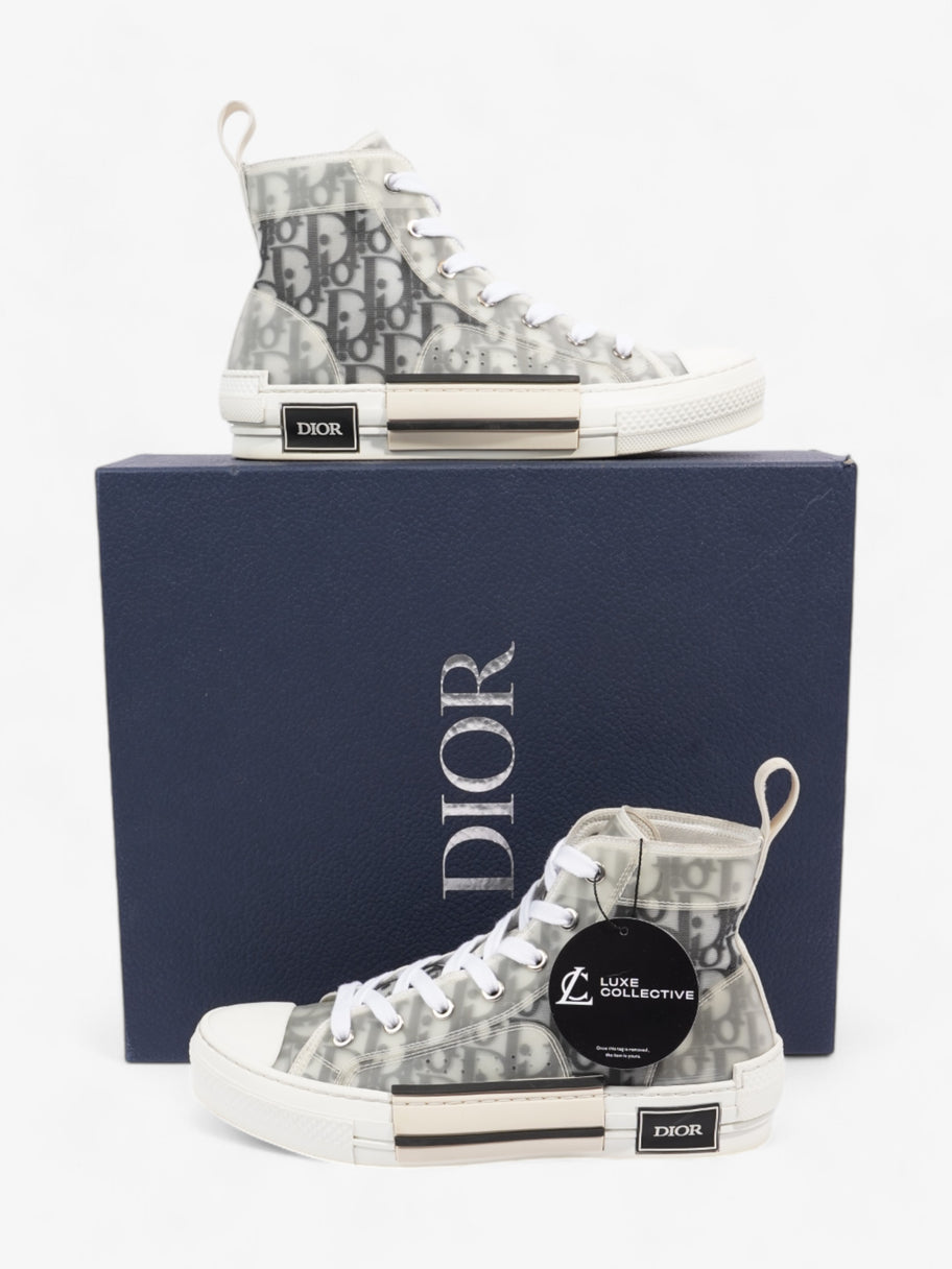 Christian Dior B23 High-tops Grey Oblique  / White Mesh EU 38 UK 5 Image 10