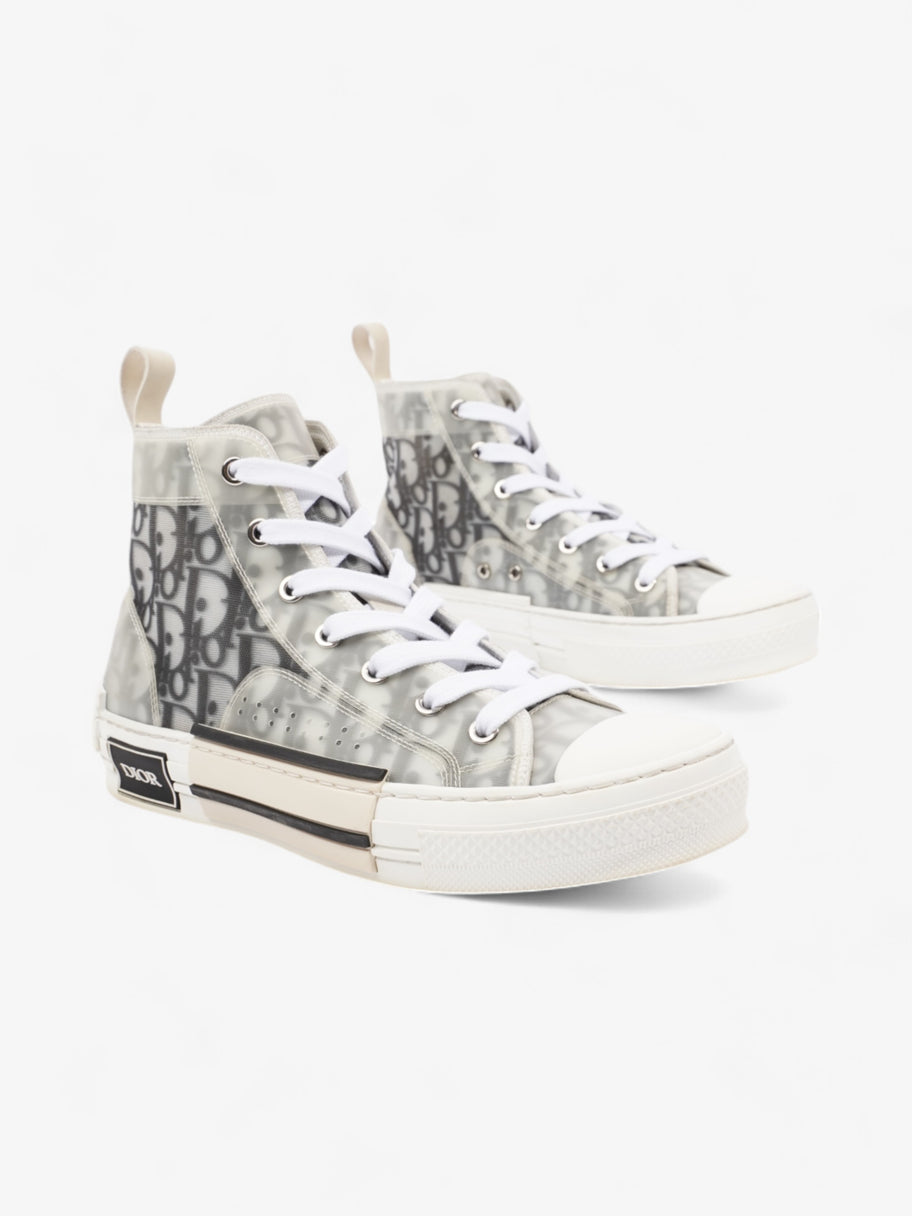 Christian Dior B23 High-tops Grey Oblique  / White Mesh EU 38 UK 5 Image 2