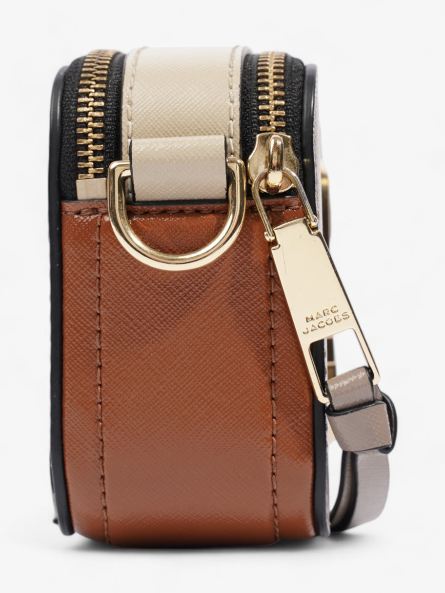 Marc Jacobs The Snapshot Bag Taupe / Brown Leather Image 5