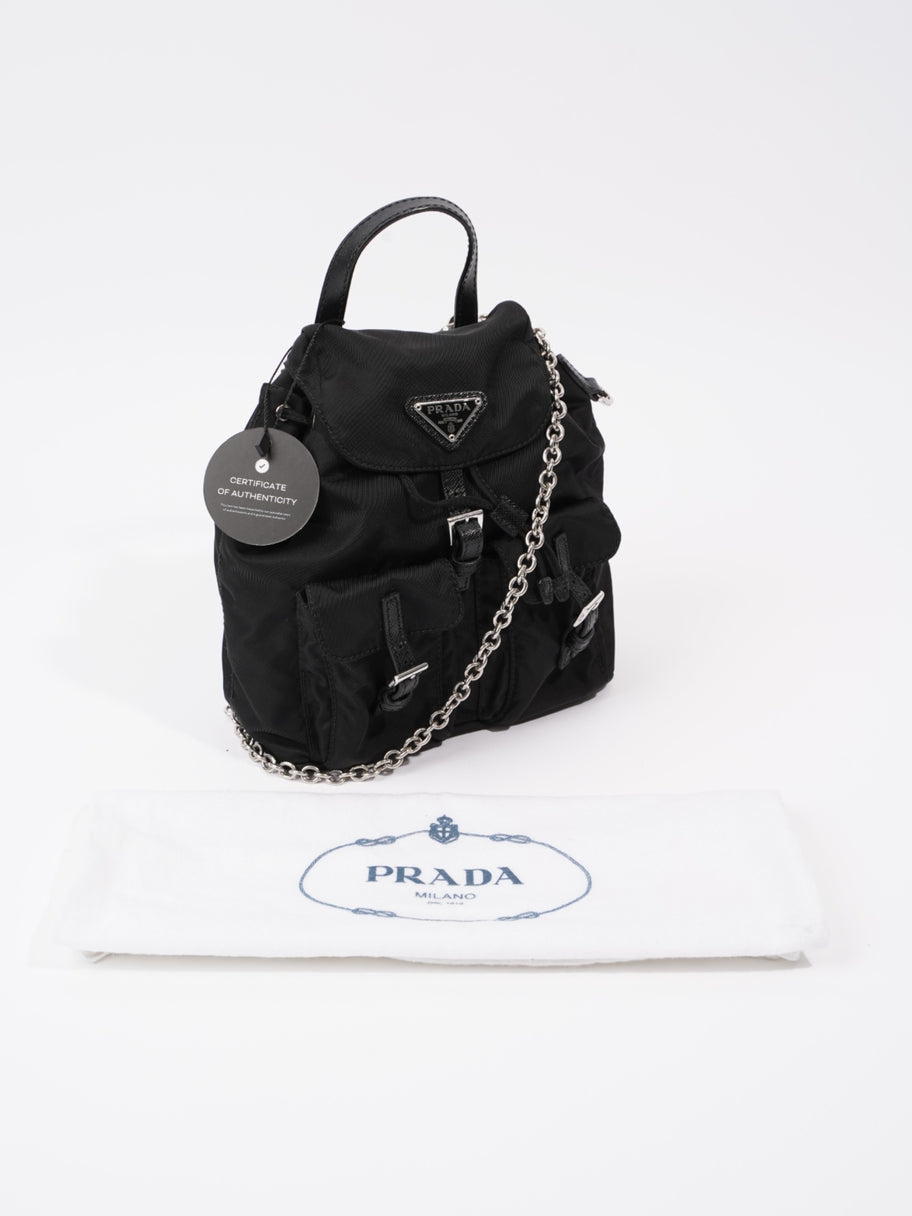 Prada Mini Backpack Black Re Nylon Luxe Collective