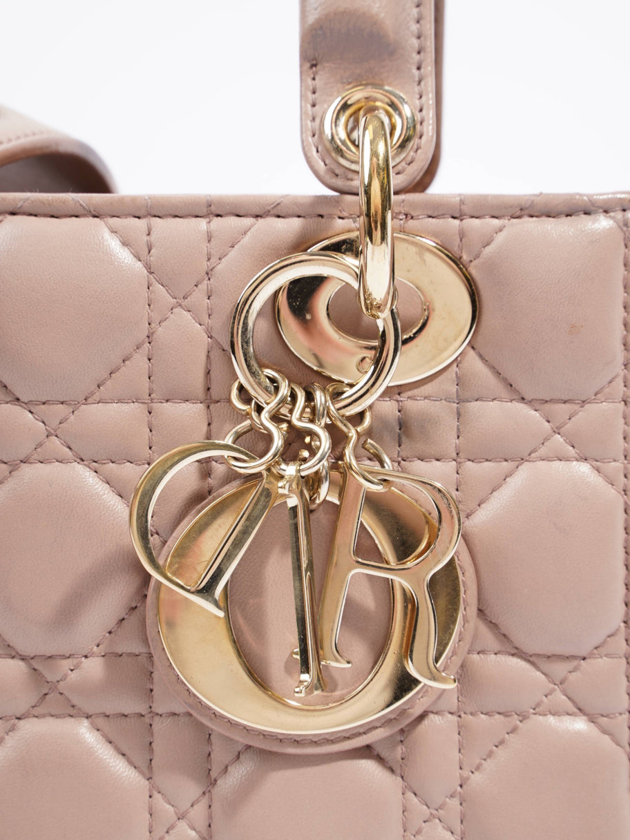 Lady Dior My ABCDior Blush Lambskin Leather Small Image 3