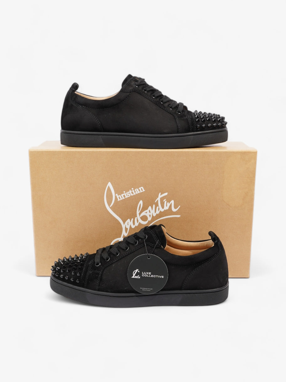 Christian Louboutin Louis Junior Spikes Sneakers Black Suede EU 40.5 UK 6.5 Image 10