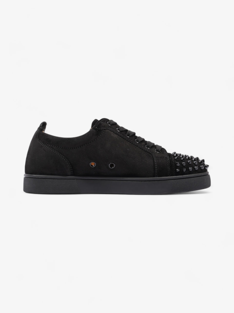 Christian Louboutin Louis Junior Spikes Sneakers Black Suede EU 40.5 UK 6.5 Image 4