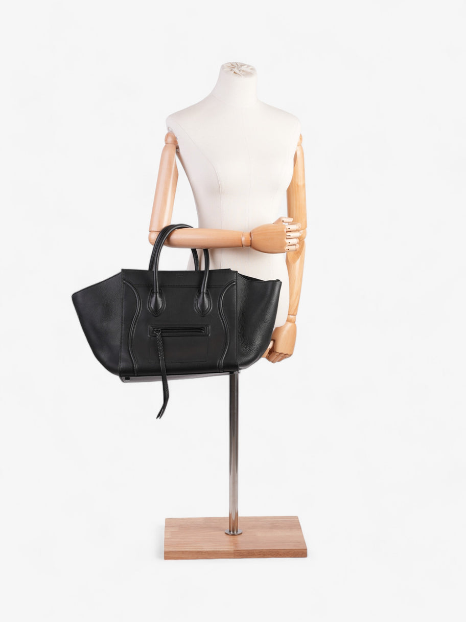 Celine Phantom Luggage Tote Black Leather Image 3