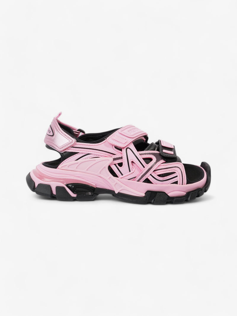  Balenciaga Track Sandals Pink / Black Leather EU 39 UK 6