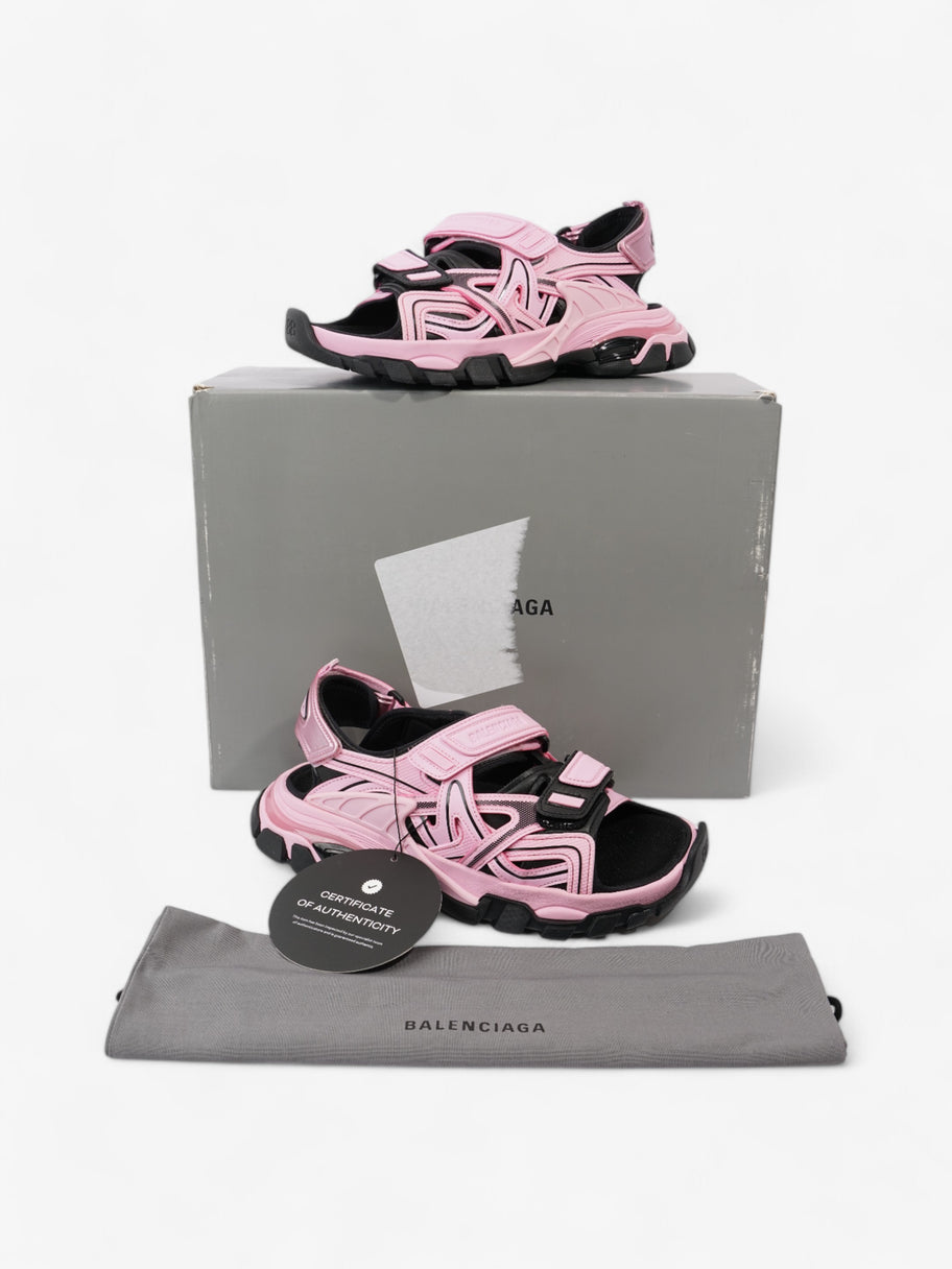 Balenciaga Track Sandals Pink / Black Leather EU 39 UK 6 Image 9