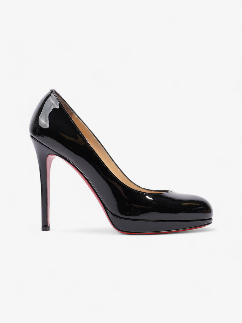  Christian Louboutin New Simple Pump 120mm Black Patent Leather EU 37 UK 4