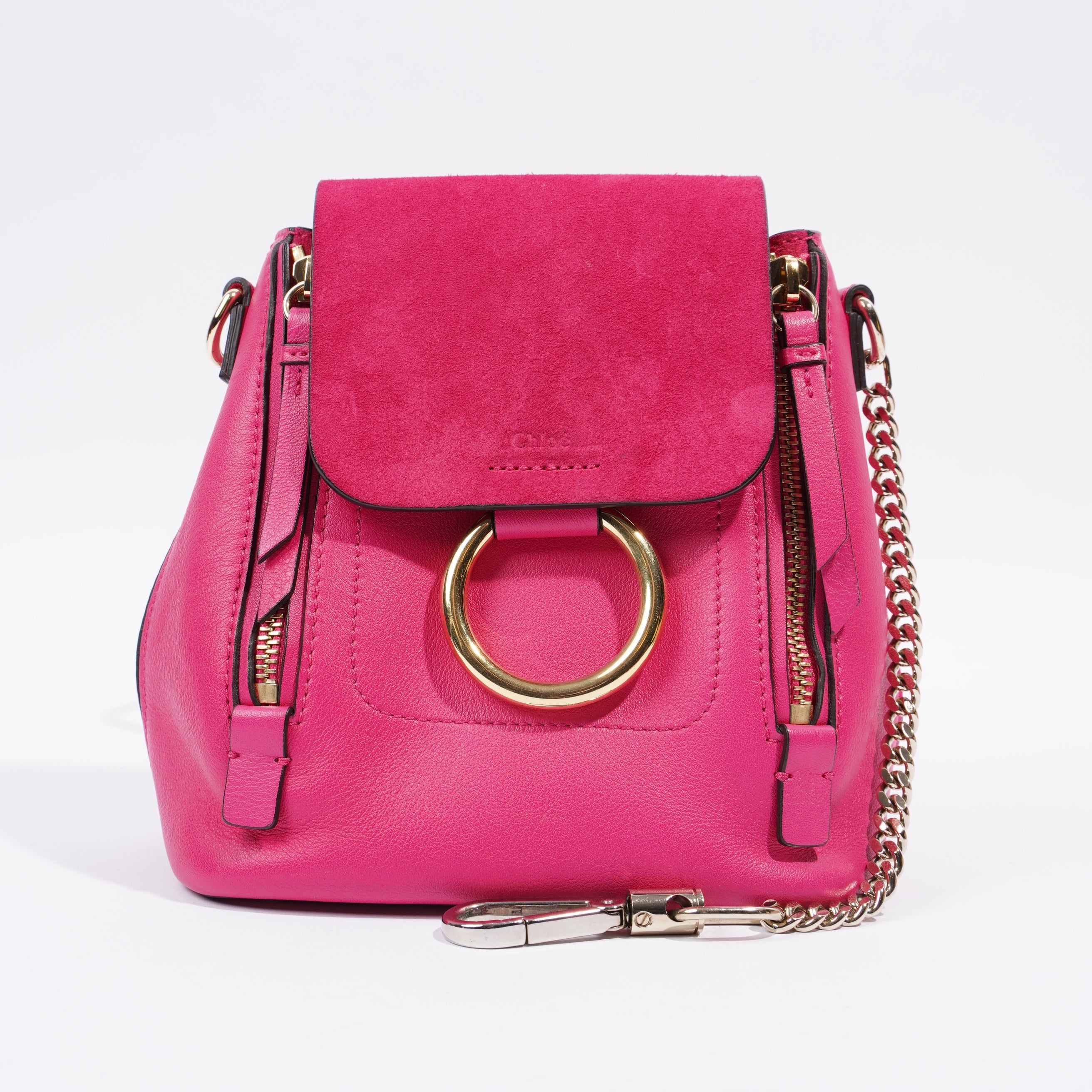 Chloe faye cheap backpack red