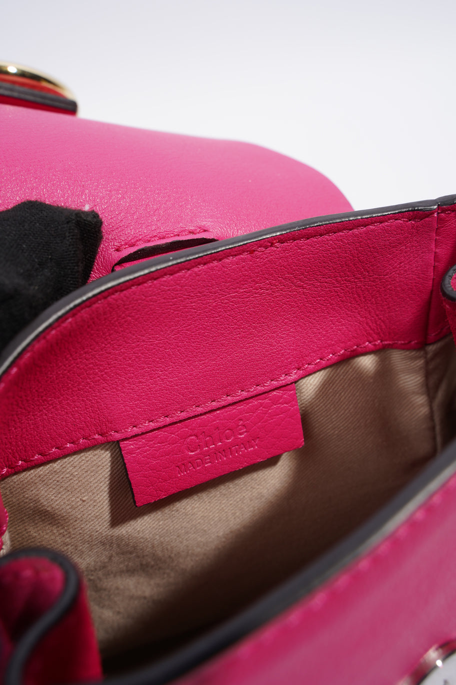 Mini Faye Backpack Hot Pink Leather Image 7