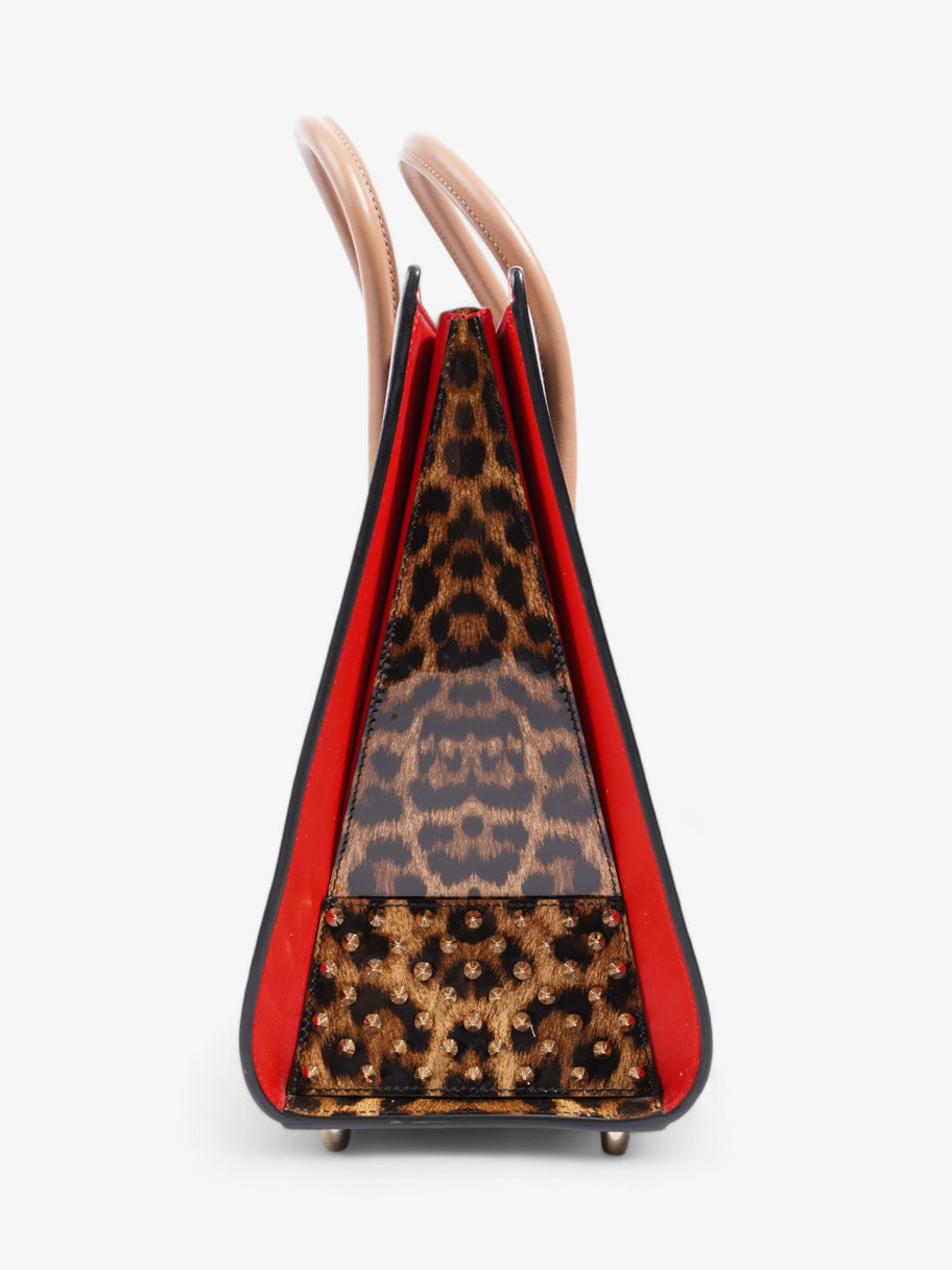 Christian Louboutin Paloma Black / Red / Leopard Leather Large Image 5