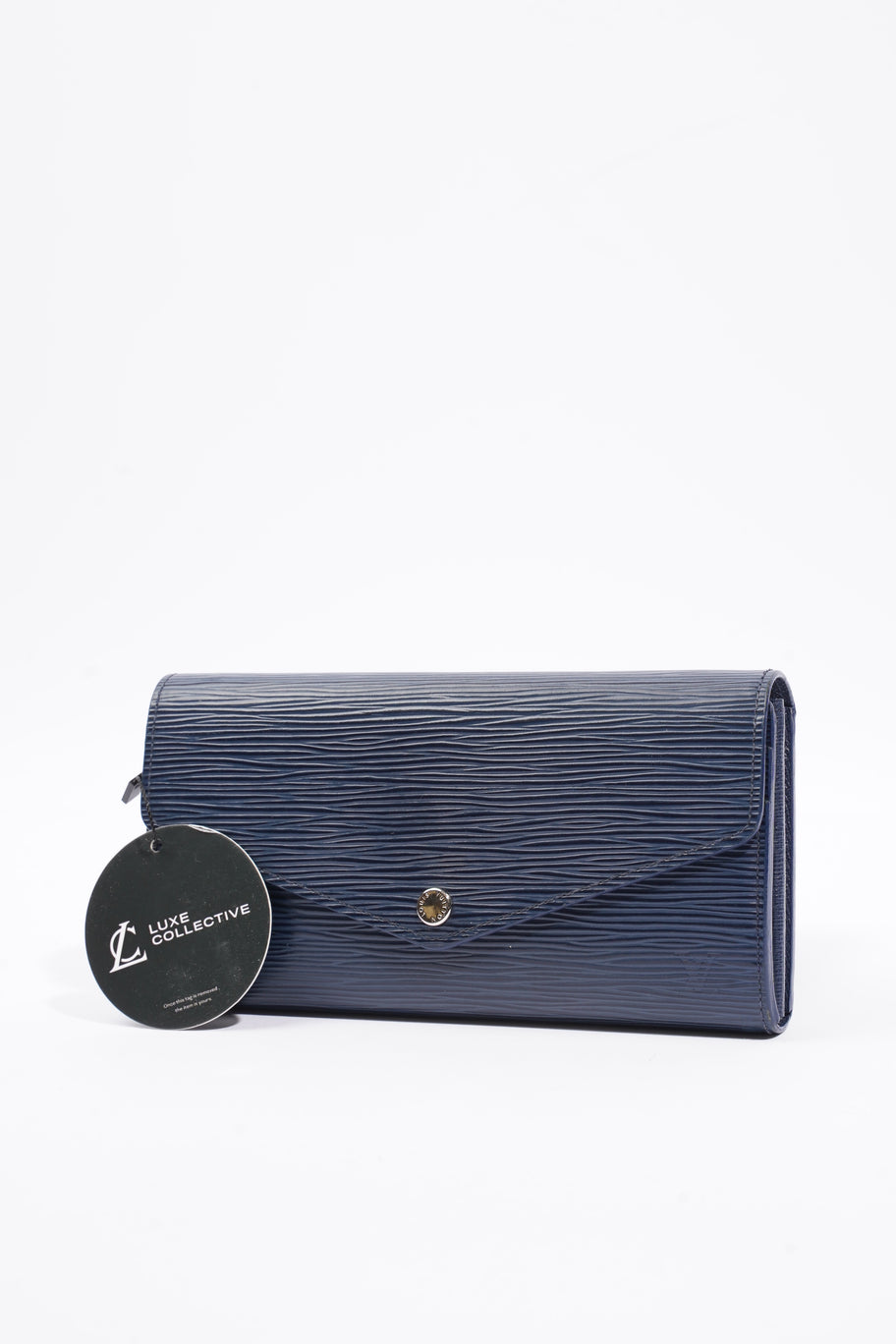 Epi Portefeuille Sarah Navy Epi Leather Image 12