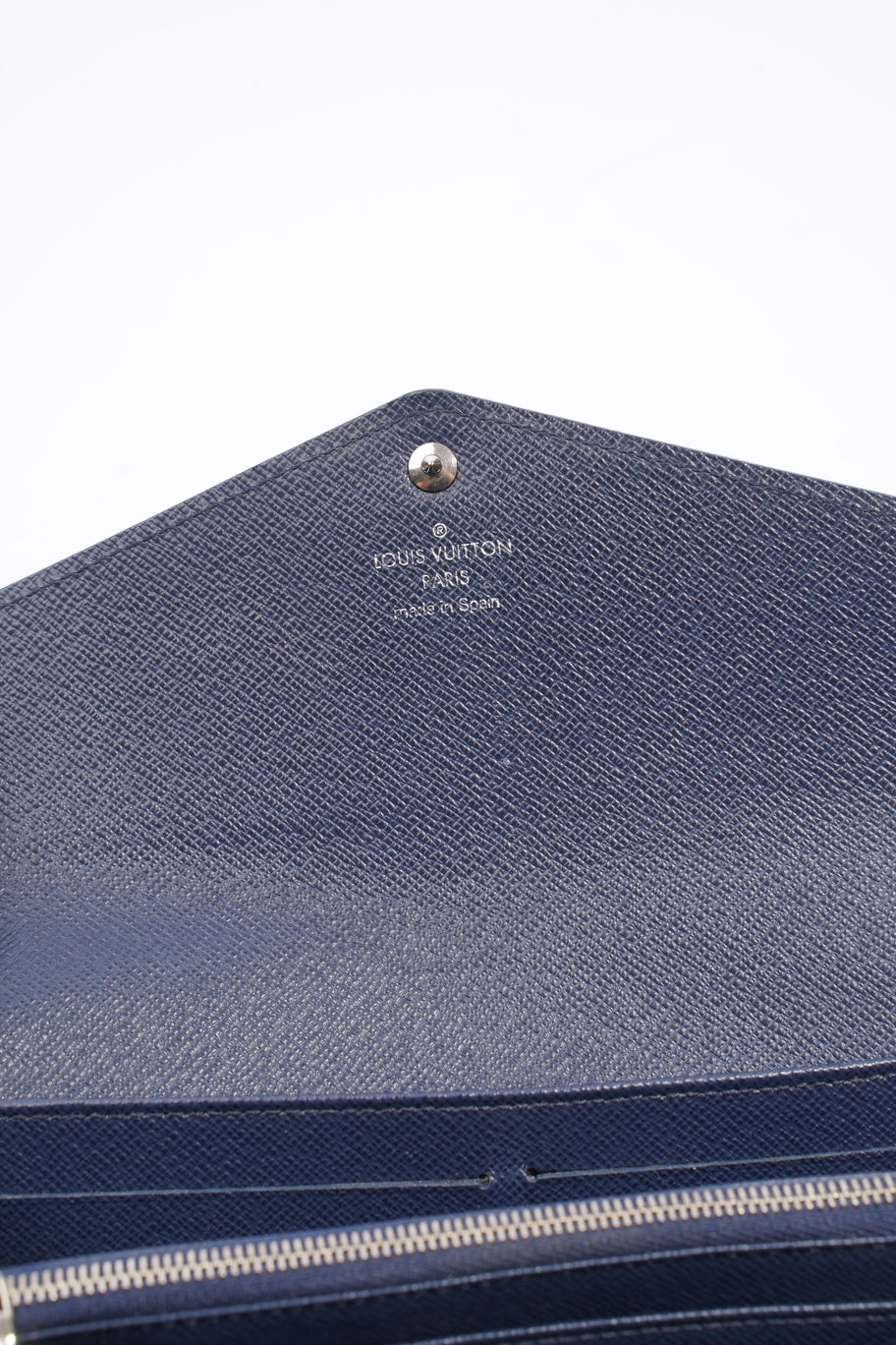 Epi Portefeuille Sarah Navy Epi Leather Image 9