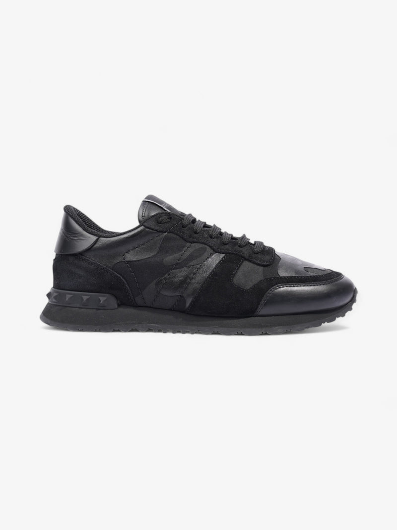  Valentino Rockrunner Sneakers Black Leather EU 39 UK 6