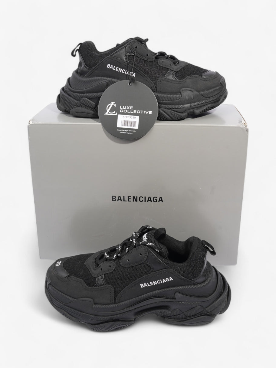 Balenciaga Triple S Black / White Mesh EU 39 UK 6 Image 8