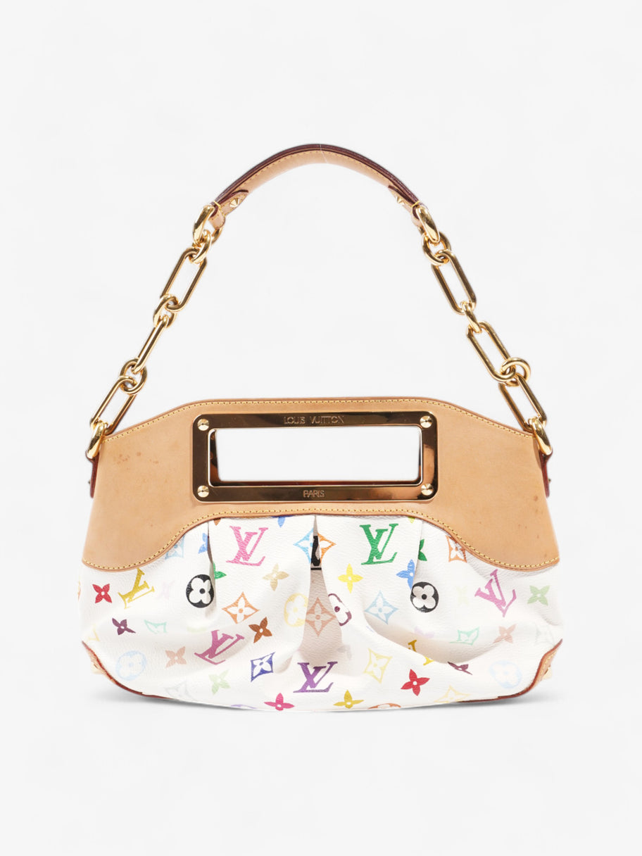 Louis Vuitton Takashi Murakami Judy White / Multicolour Coated Canvas PM Image 1