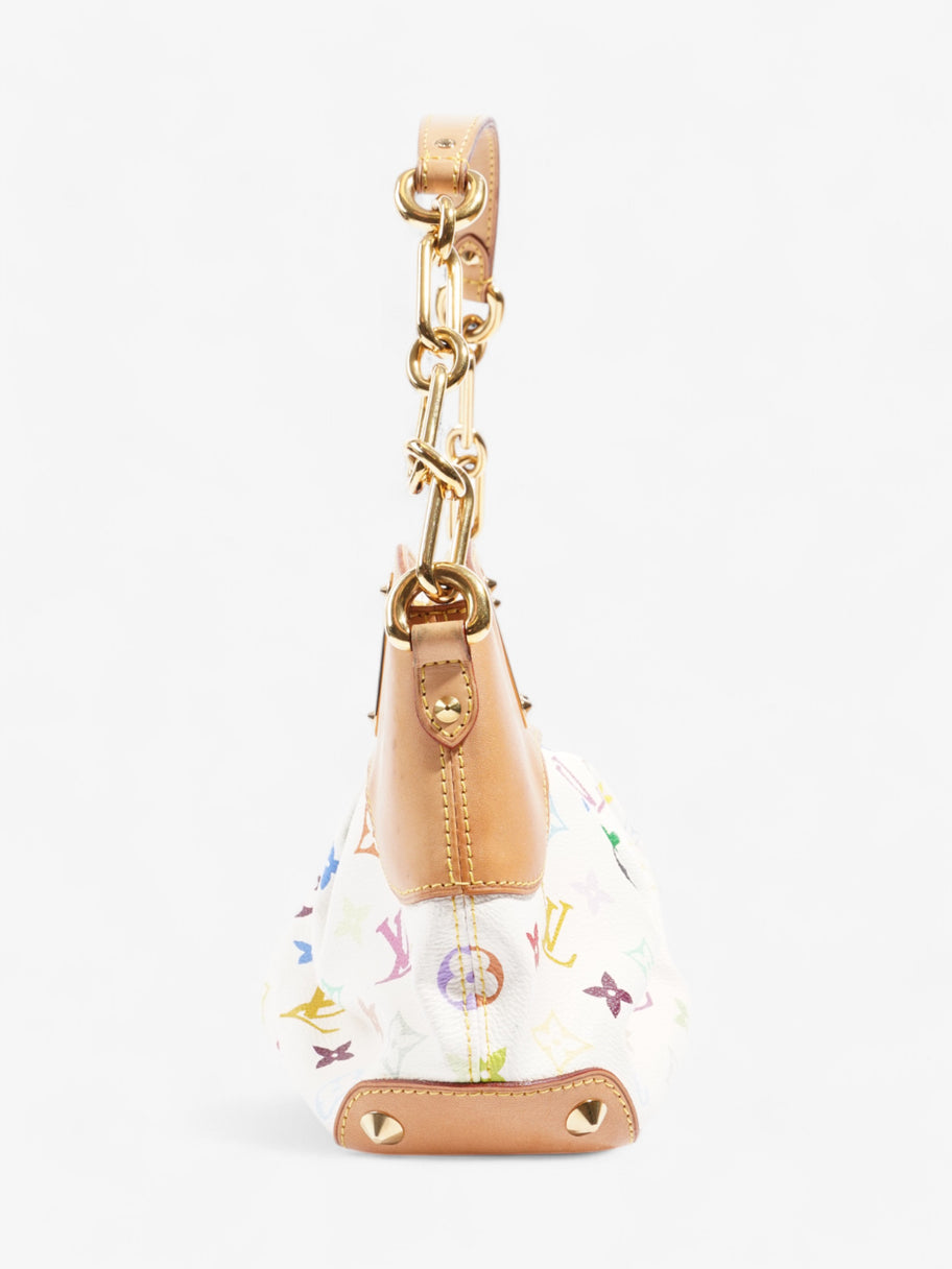 Louis Vuitton Takashi Murakami Judy White / Multicolour Coated Canvas PM Image 3