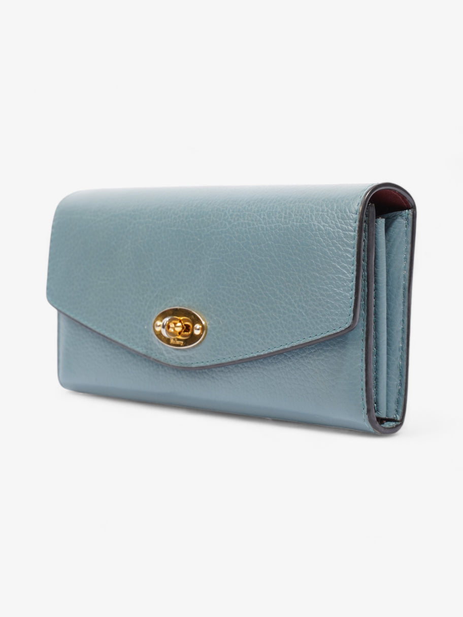 Mulberry Darley Wallet Blue Grained Leather Image 3