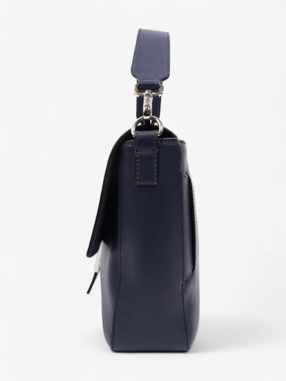 Fendi Baguette Navy Leather Image 3